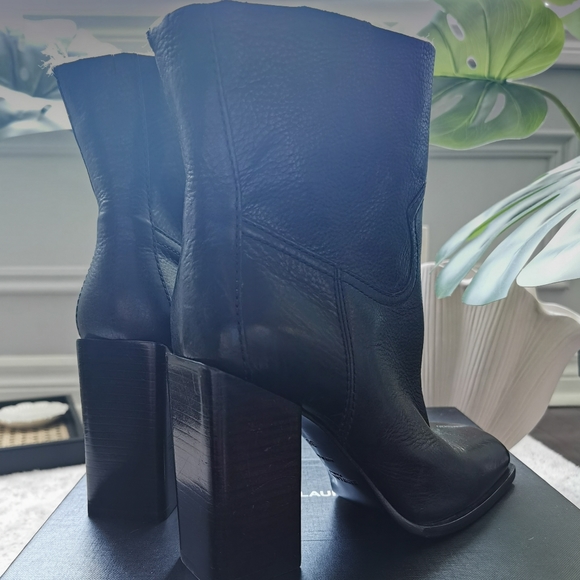 Saint Laurent YSL Leather Boots - Picture 8 of 10